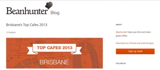 Beanhunter's top Brisbane cafes