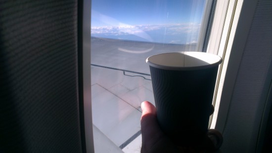 Coffee on a Plane